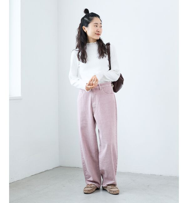  「カラーカツラギカーブパンツ」|その他|