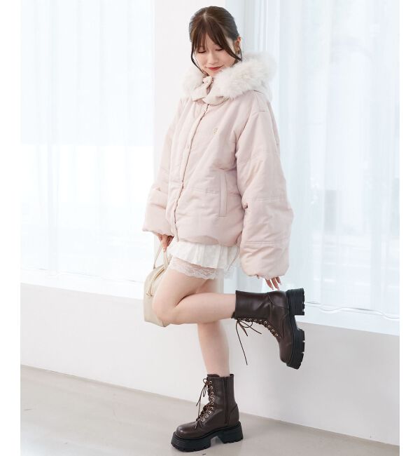  「2way中綿フードブルゾン」|ブルゾン・スタジャン|