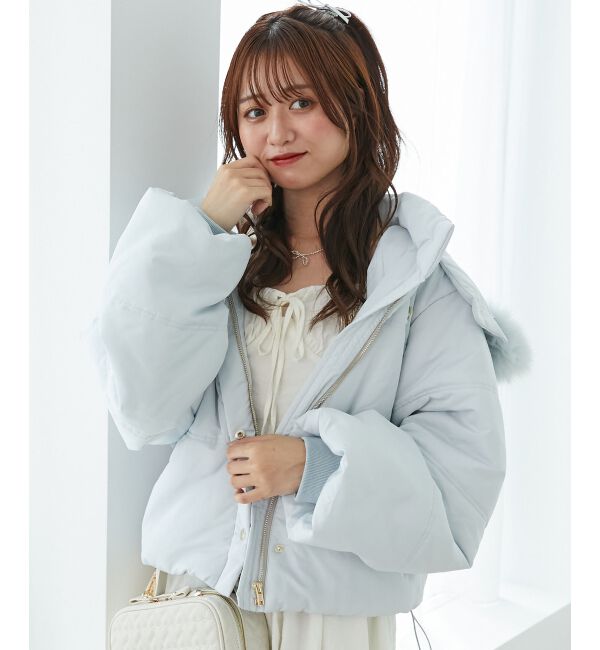  「2way中綿フードブルゾン」|ブルゾン・スタジャン|