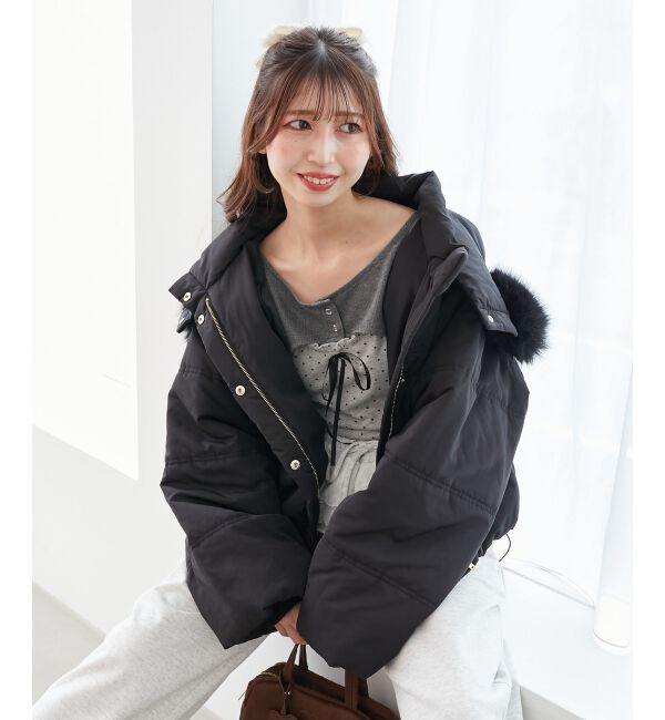  「2way中綿フードブルゾン」|ブルゾン・スタジャン|