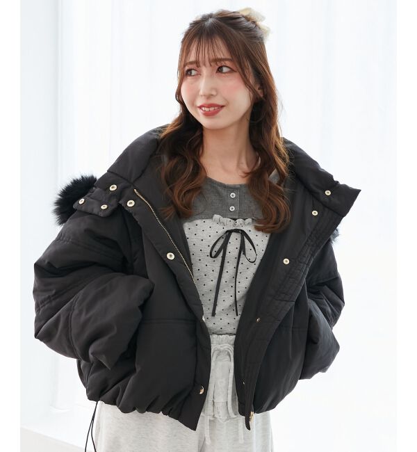  「2way中綿フードブルゾン」|ブルゾン・スタジャン|