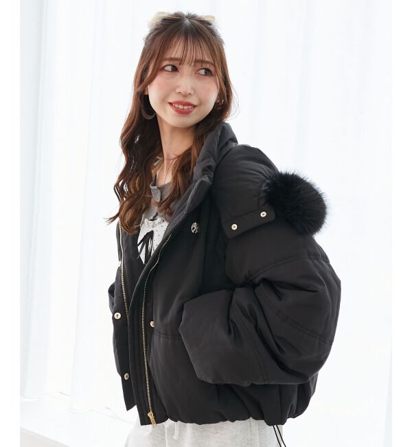  「2way中綿フードブルゾン」|ブルゾン・スタジャン|