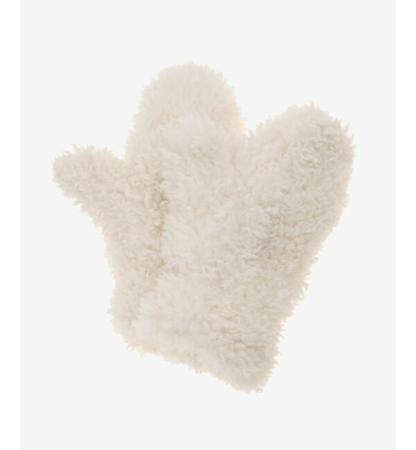  「ストラップ付きプードルミトン」|手袋|