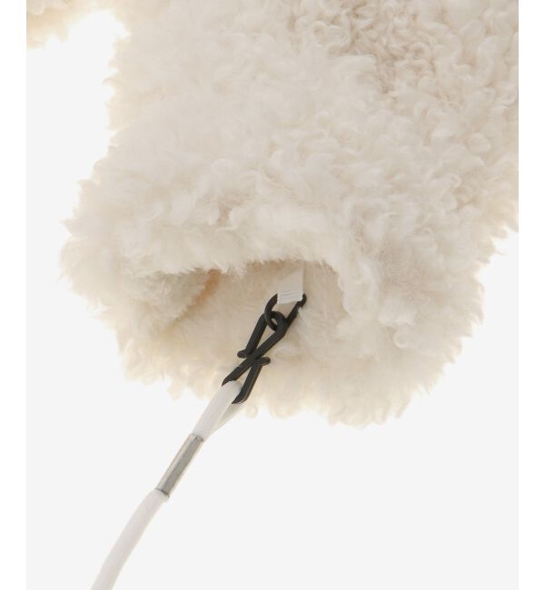  「ストラップ付きプードルミトン」|手袋|