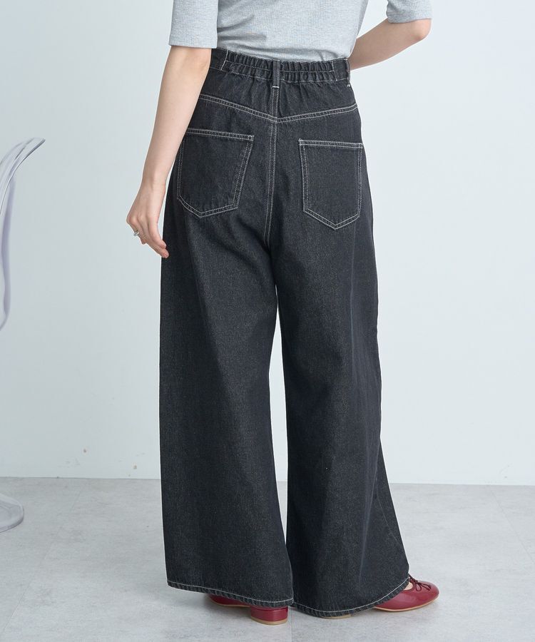 earth music&ecology「フロントタックデニムパンツ」|デニム|