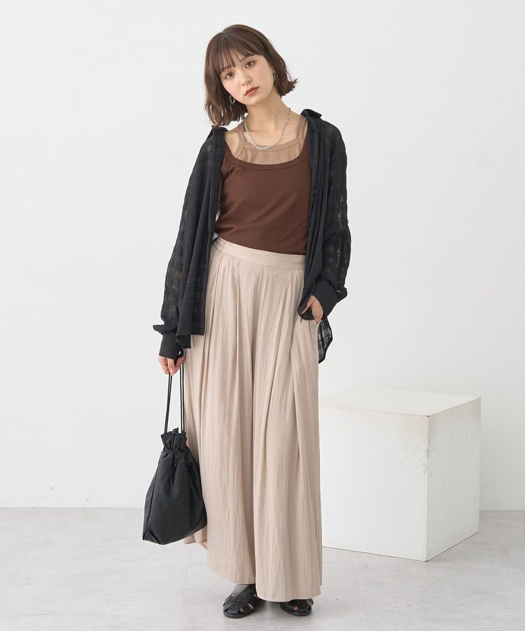 earth music&ecology「シャドーチェックシャツ」|シャツ・ブラウス|