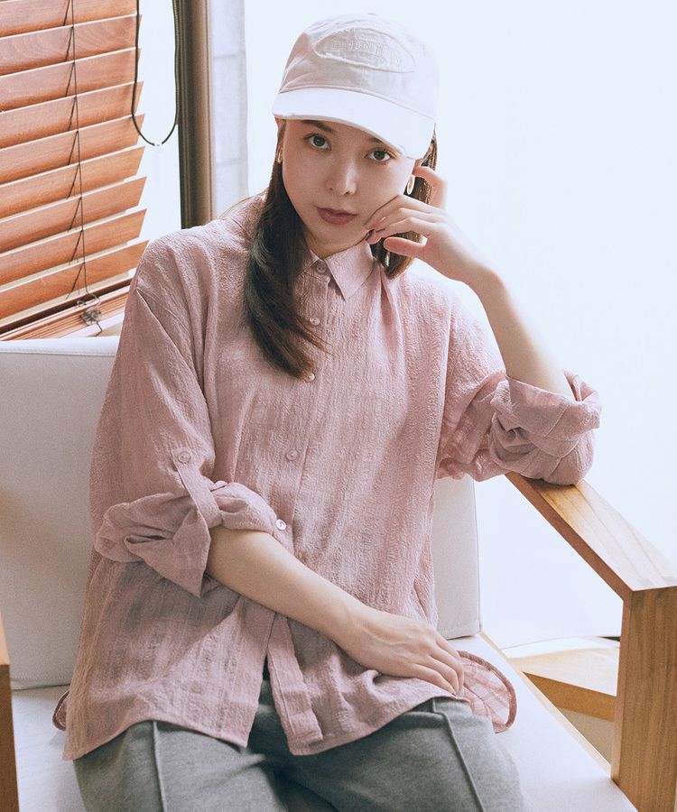 earth music&ecology「シャドーチェックシャツ」|シャツ・ブラウス|