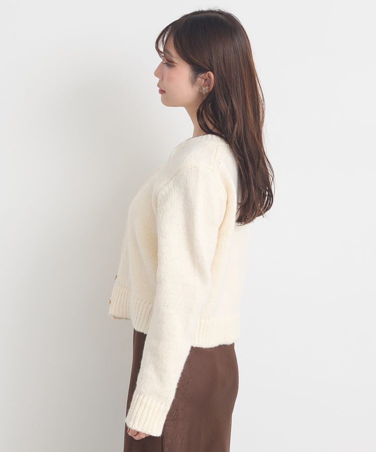 earth music&ecology「SET2点フラワースパンコールカーデ＋ビスチェ」|カーディガン|