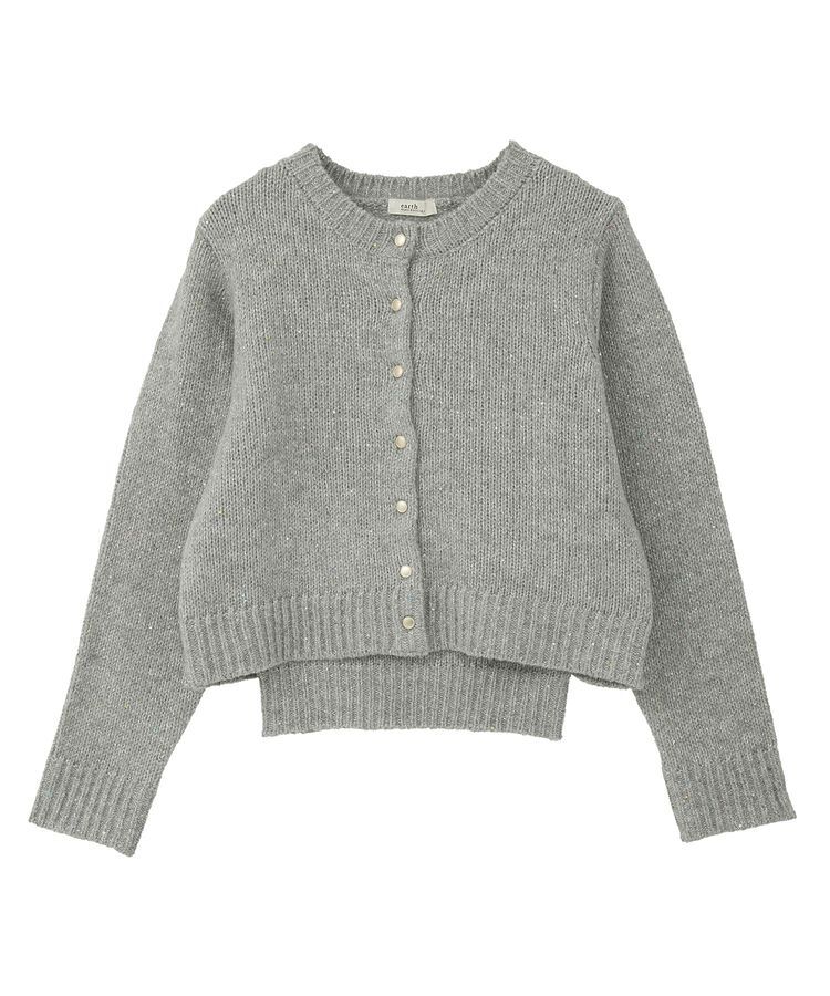 earth music&ecology「SET2点フラワースパンコールカーデ＋ビスチェ」|カーディガン|