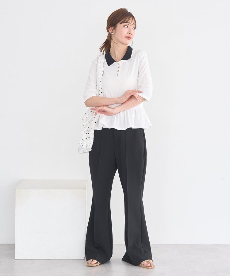 earth music&ecology「センターシームフレアパンツ」|その他|