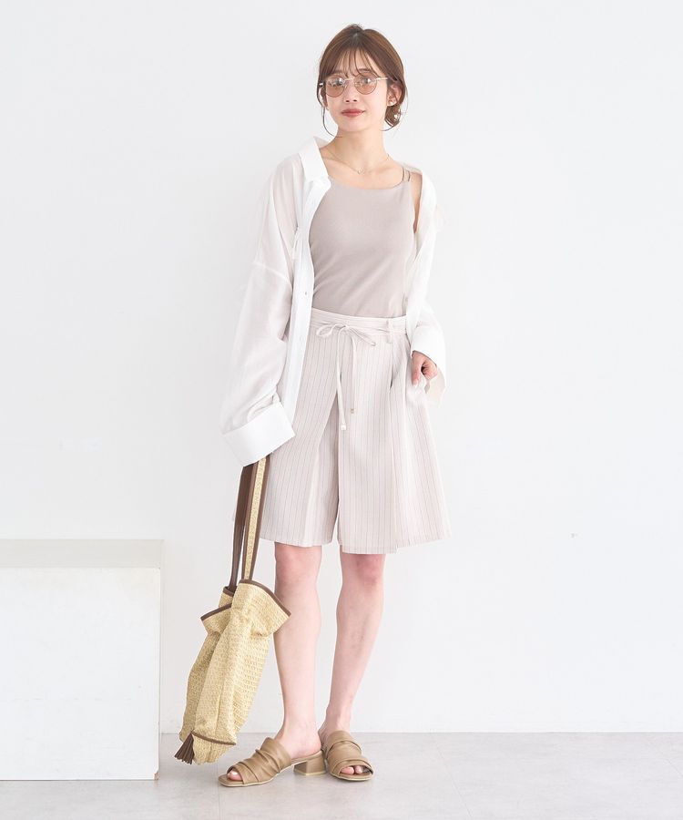 earth music&ecology「適ON カップ付きキャミソール」|キャミソール|