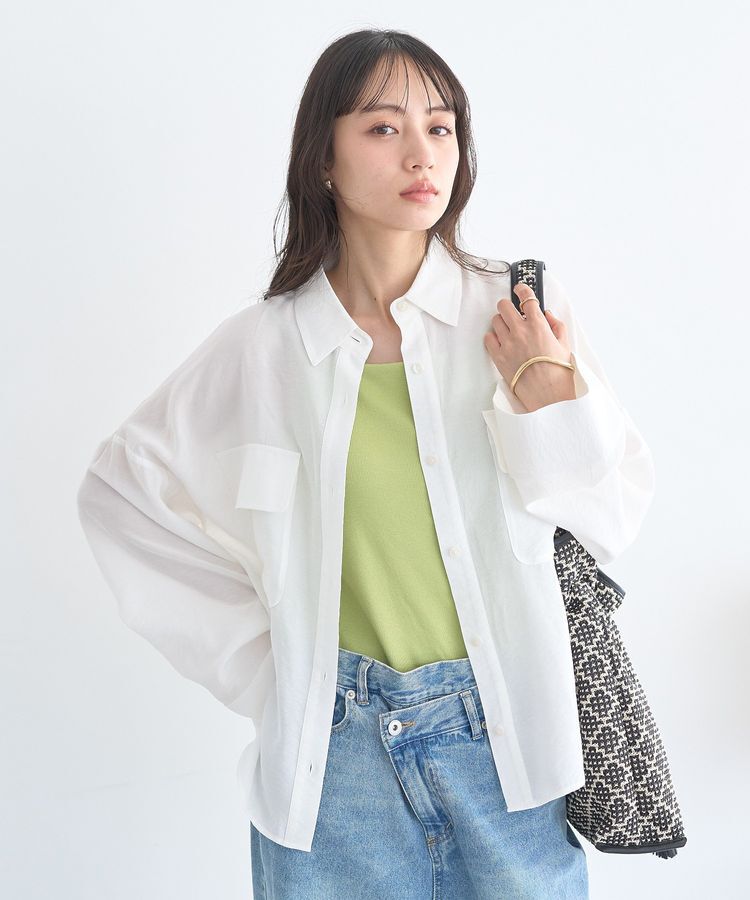 earth music&ecology「適ON カップ付きキャミソール」|キャミソール|