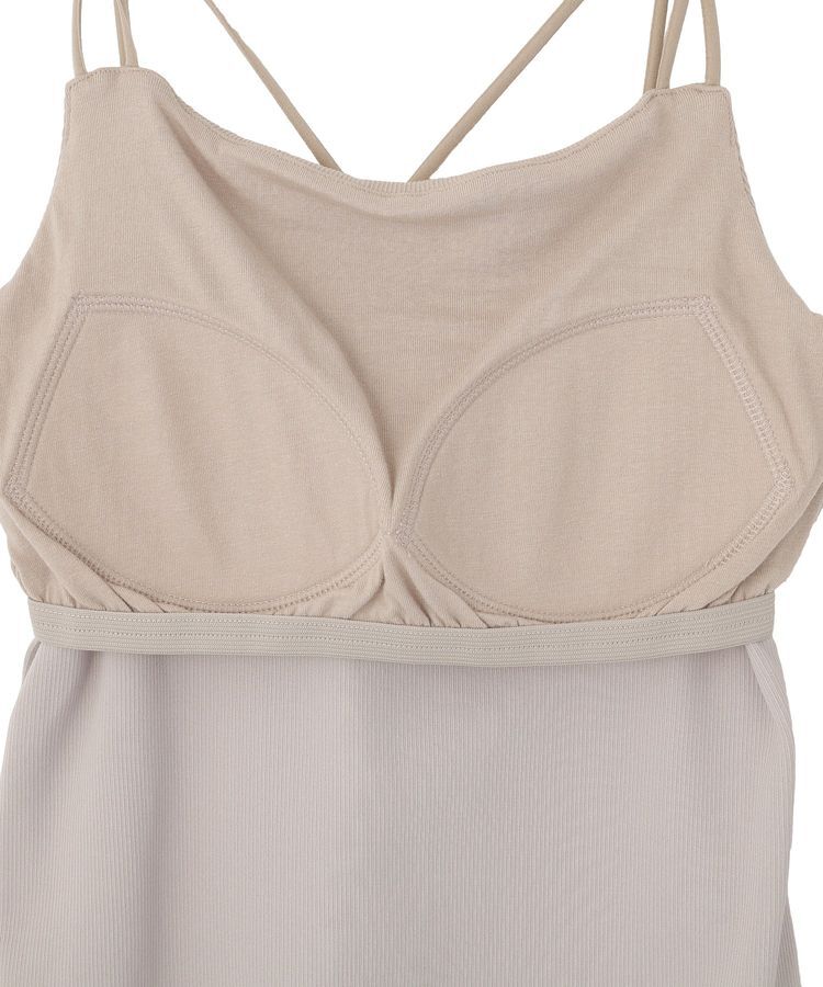 earth music&ecology「適ON カップ付きキャミソール」|キャミソール|