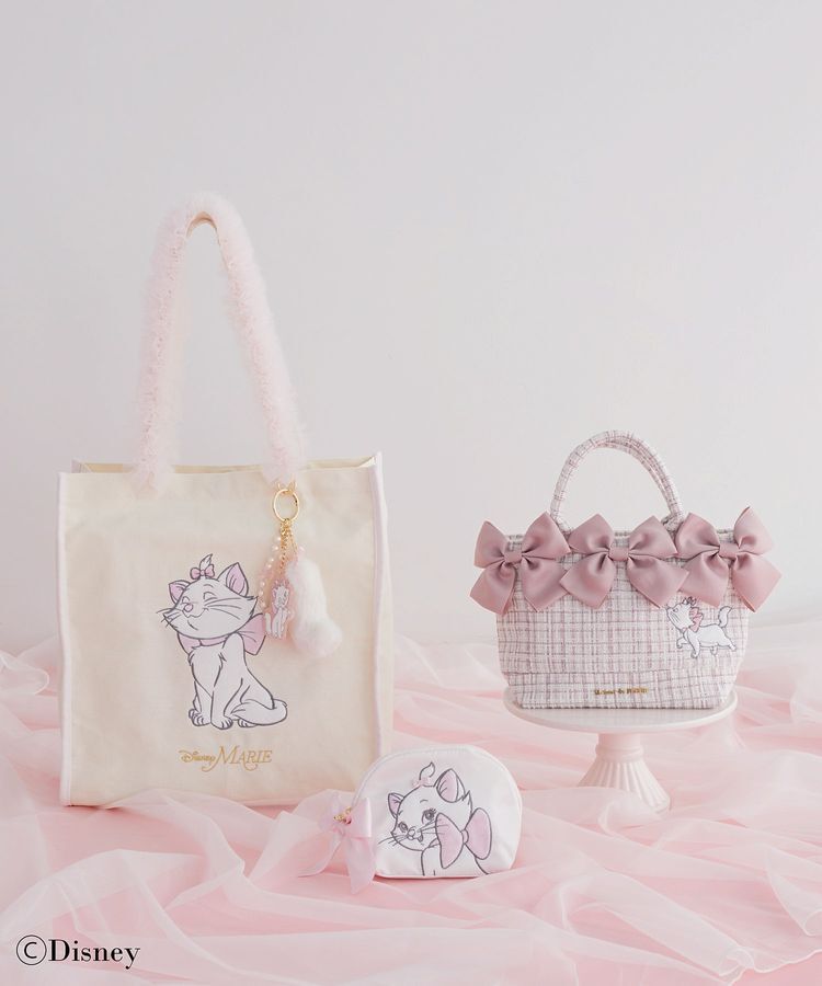 Maison de FLEUR「Disney Marie/ボリュームリボン2Wayトート」|トートバッグ|