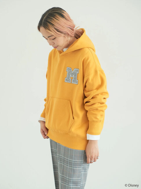  「ワッペン付き裏起毛パーカー/Disney」|Tシャツ・カットソー|