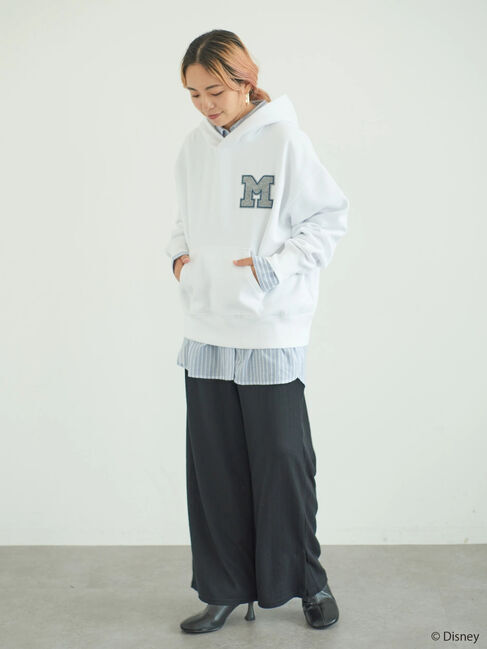  「ワッペン付き裏起毛パーカー/Disney」|Tシャツ・カットソー|