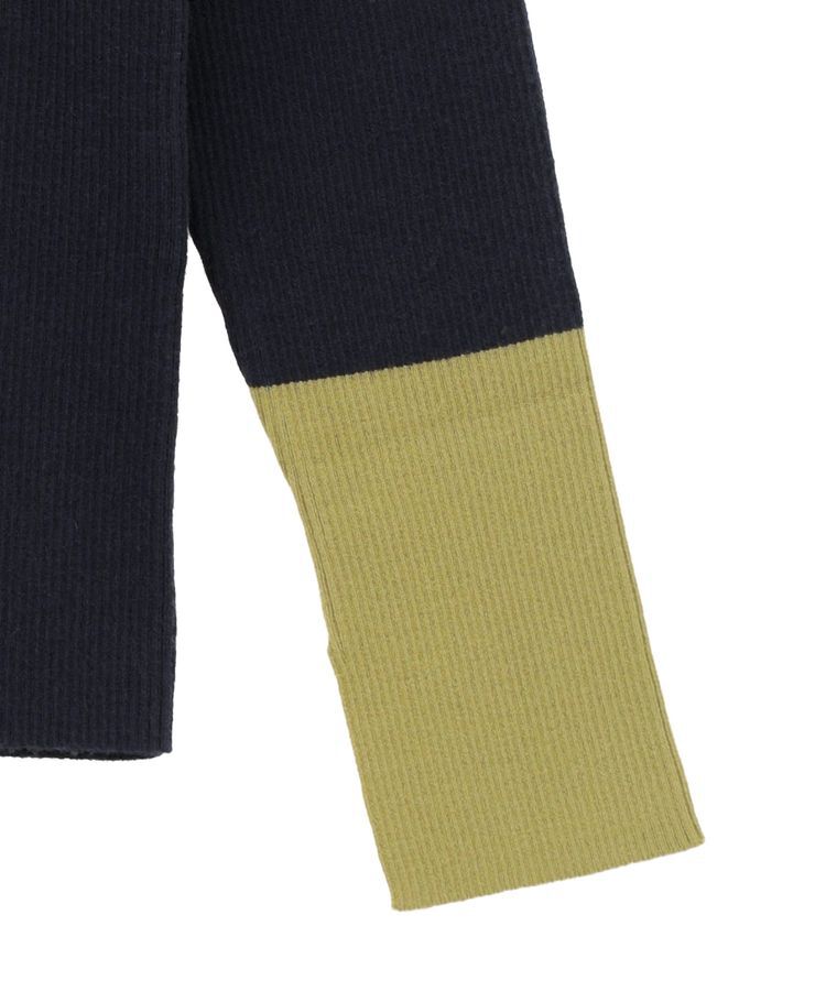 AMERICAN HOLIC「バイパチリブモックネックニットプルオーバー＜静電気軽減＞」|ニット・セーター|