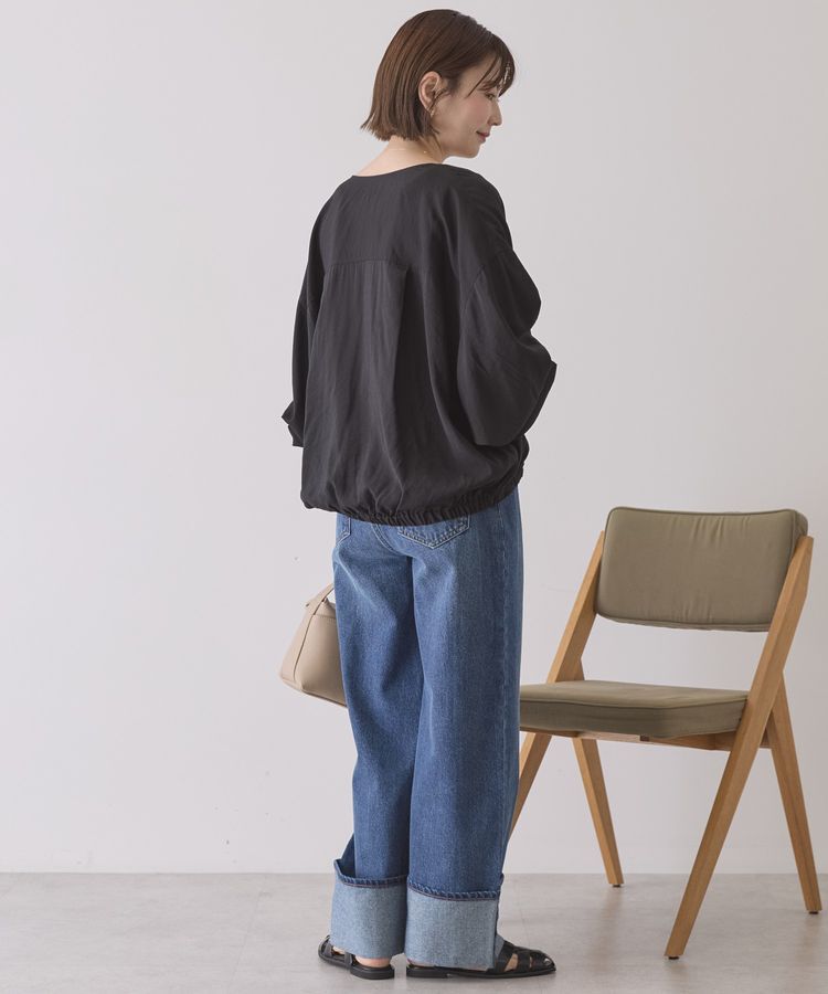 AMERICAN HOLIC「【UVカット+接触冷感】Vネックドルマンブルゾン」|ブルゾン・スタジャン|