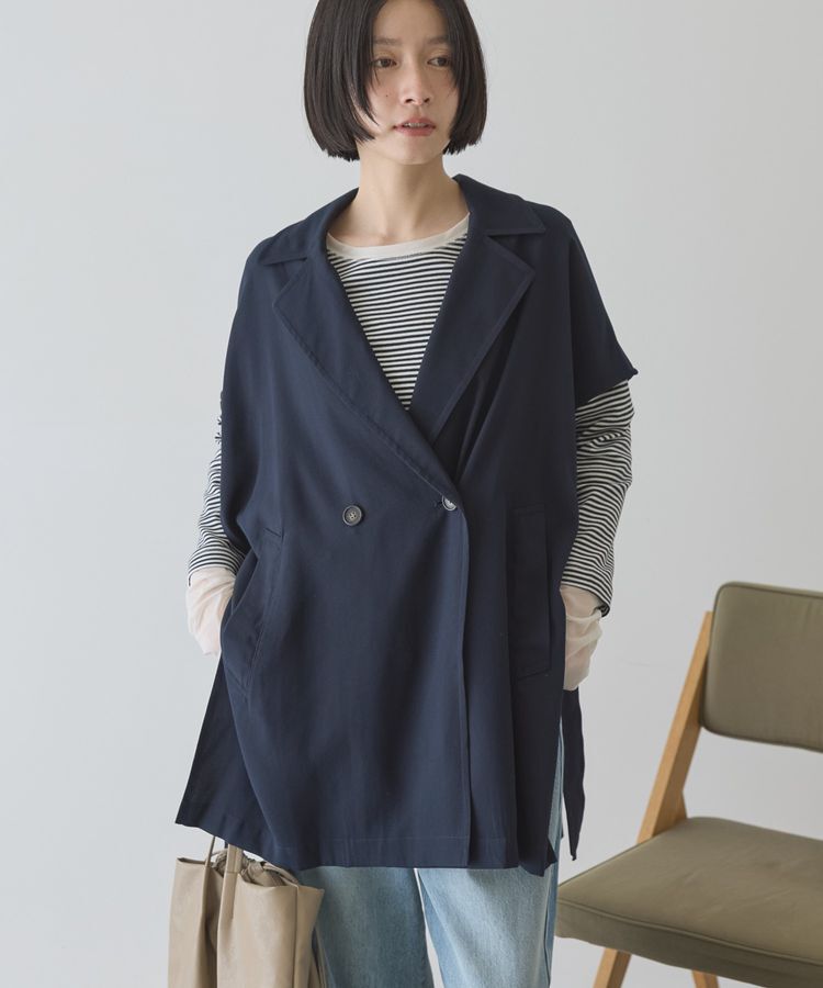 AMERICAN HOLIC「【花粉防止加工】サイドスリットベスト」|その他|