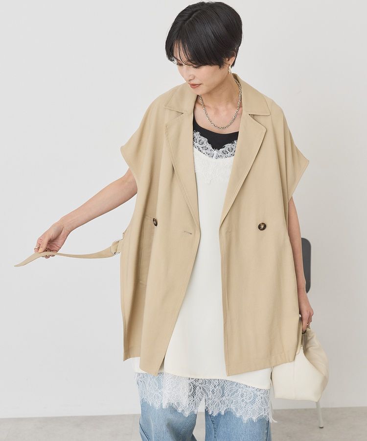 AMERICAN HOLIC「【花粉防止加工】サイドスリットベスト」|その他|