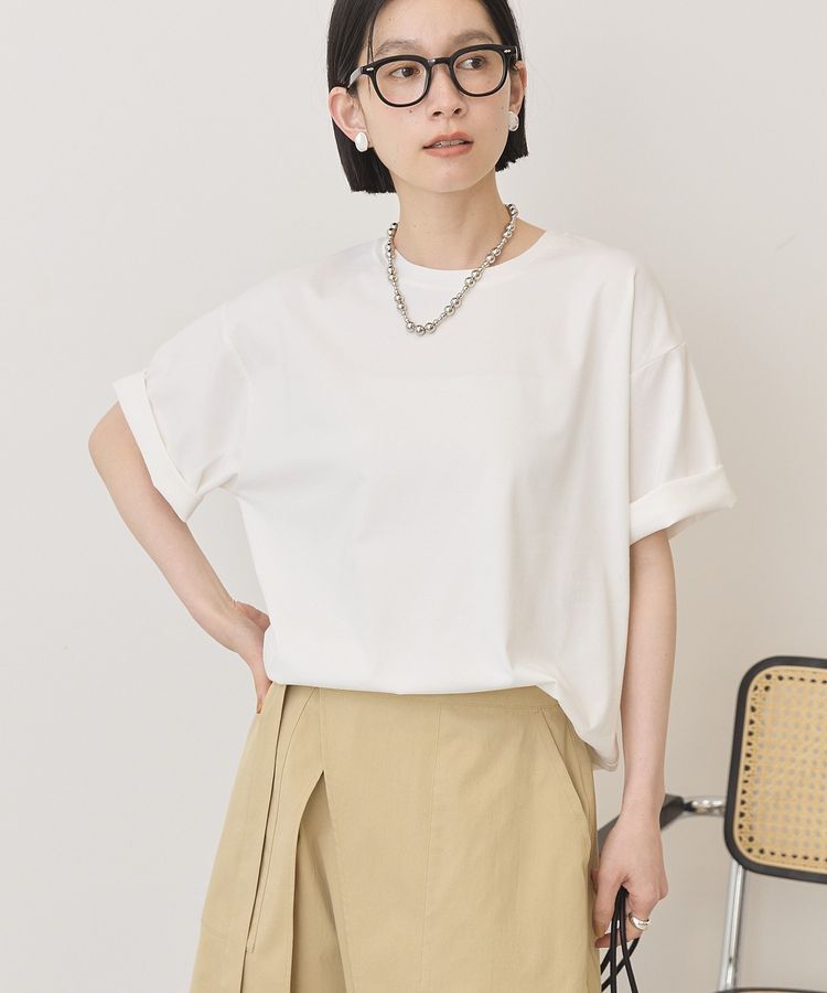 AMERICAN HOLIC「裾ラウンドTシャツ」|Tシャツ・カットソー|