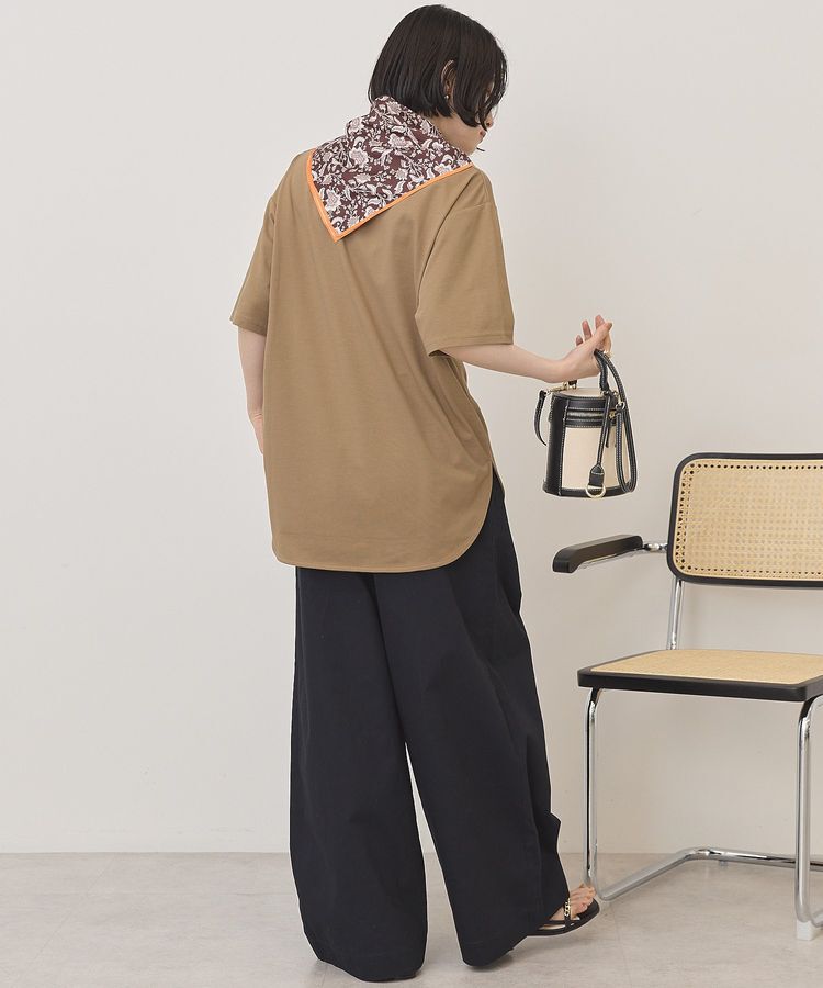 AMERICAN HOLIC「裾ラウンドTシャツ」|Tシャツ・カットソー|