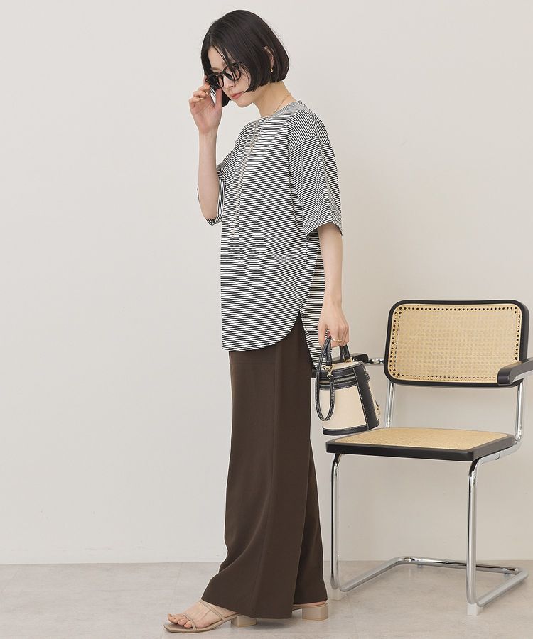 AMERICAN HOLIC「裾ラウンドTシャツ」|Tシャツ・カットソー|