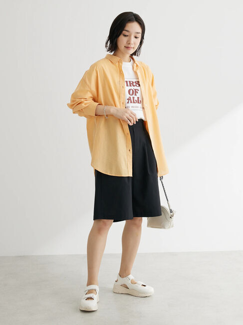  「綿麻混ハーフパンツ」|その他|