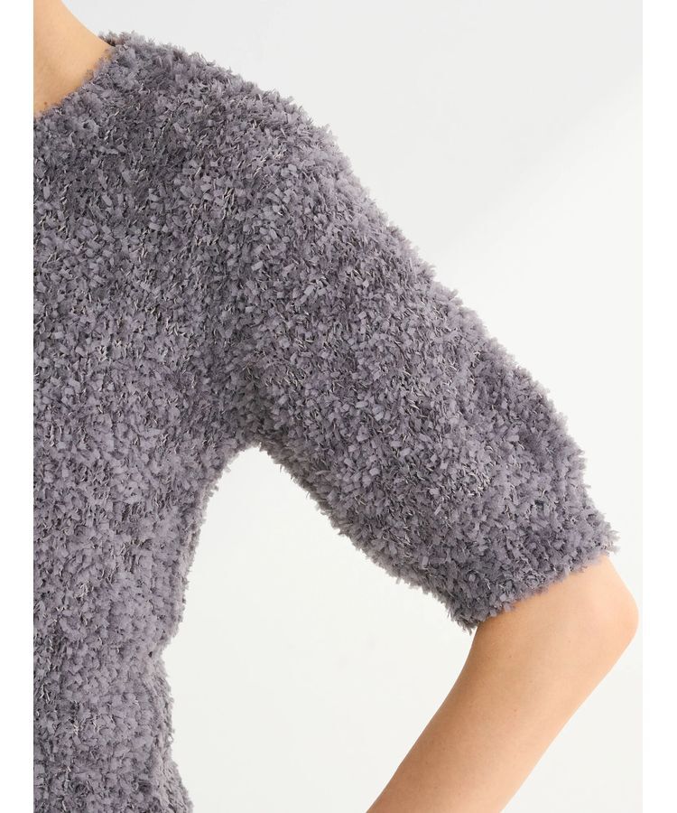 Green Parks「テープヤーン半袖ニットプルオーバー」|ニット・セーター|