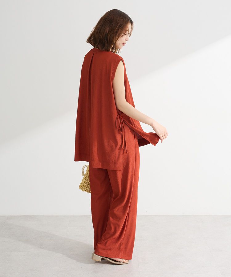 Green Parks「サイドリボンノースリーブチュニック」|チュニック|