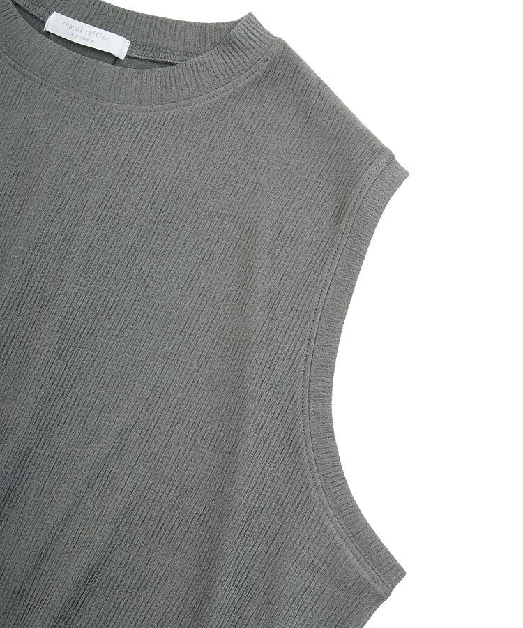 Green Parks「サイドリボンノースリーブチュニック」|チュニック|