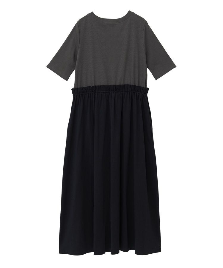 Green Parks「・SUGAR SPOON半袖リブドッキングワンピ」|ワンピース|