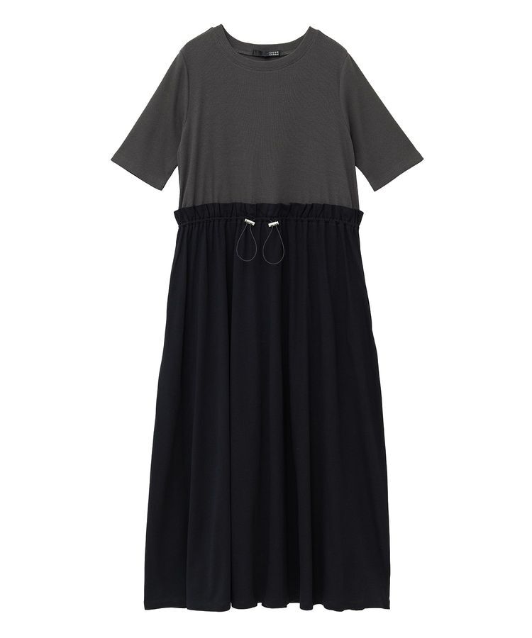 Green Parks「・SUGAR SPOON半袖リブドッキングワンピ」|ワンピース|