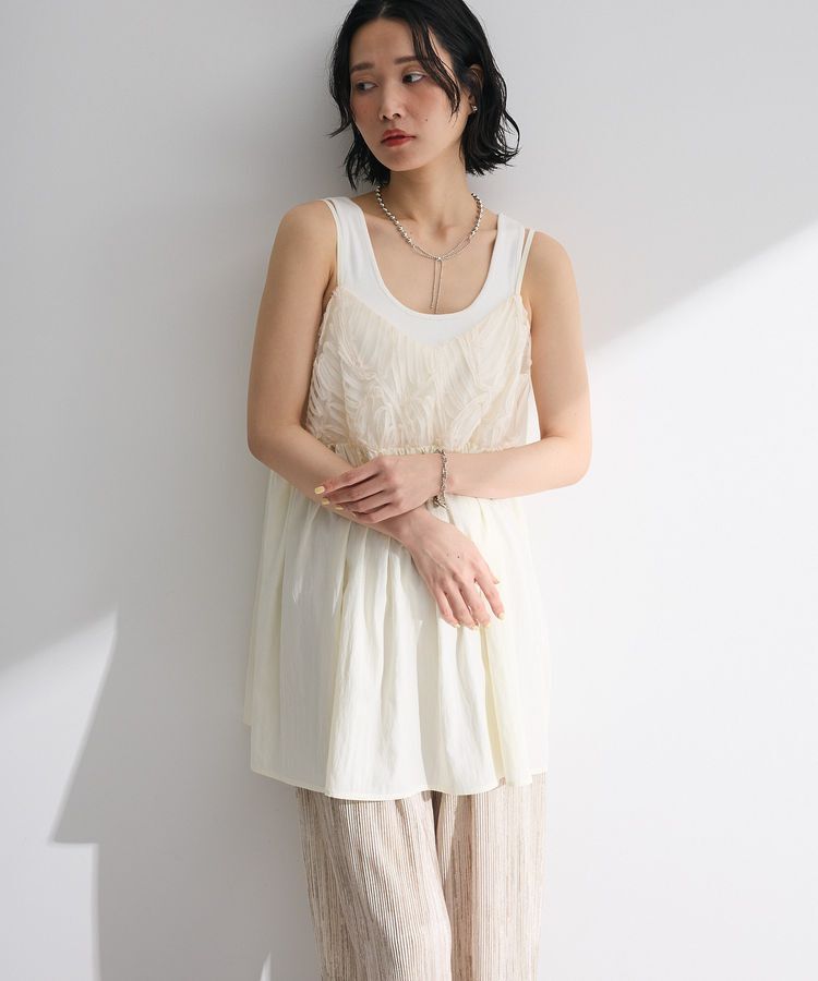 Green Parks「テープ刺繍ビスチェ」|キャミソール|