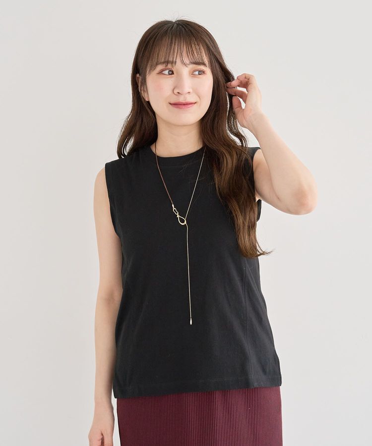 Green Parks「・DOUBLE FLAGS ピグメント切替ノースリTEE」|Tシャツ・カットソー|