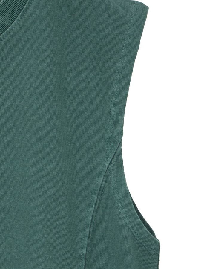 Green Parks「・DOUBLE FLAGS ピグメント切替ノースリTEE」|Tシャツ・カットソー|