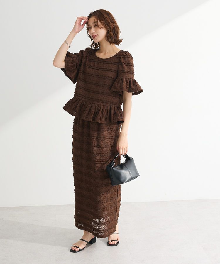 Green Parks「・SUGAR SPOON レースフリルプルオーバー」|Tシャツ・カットソー|