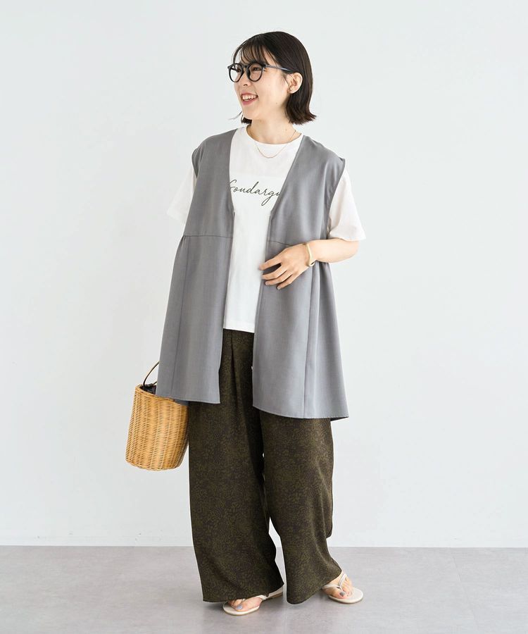 Green Parks「フロッキー筆記体ロゴボックスTシャツ」|Tシャツ・カットソー|