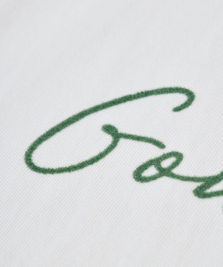 Green Parks「フロッキー筆記体ロゴボックスTシャツ」|Tシャツ・カットソー|