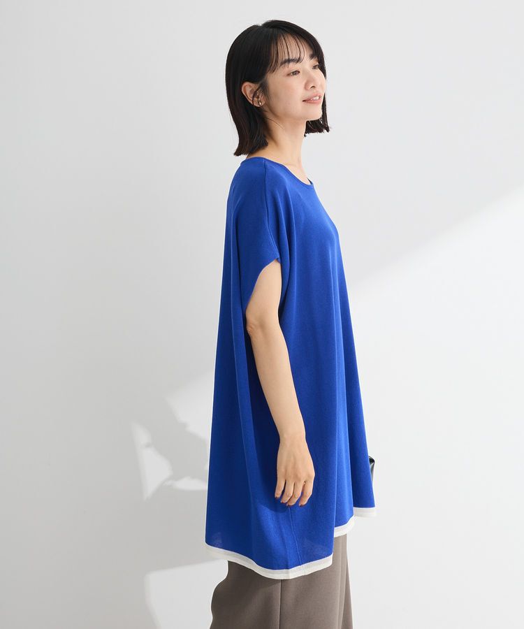 Green Parks「接触冷感ゆったりニットチュニック」|チュニック|