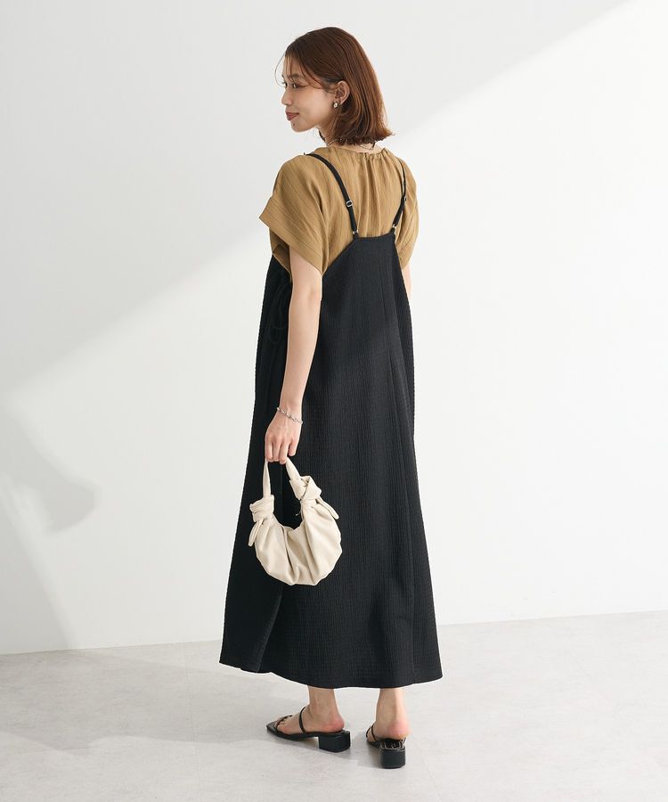 Green Parks「表面感脇リボンキャミワンピース」|ワンピース|