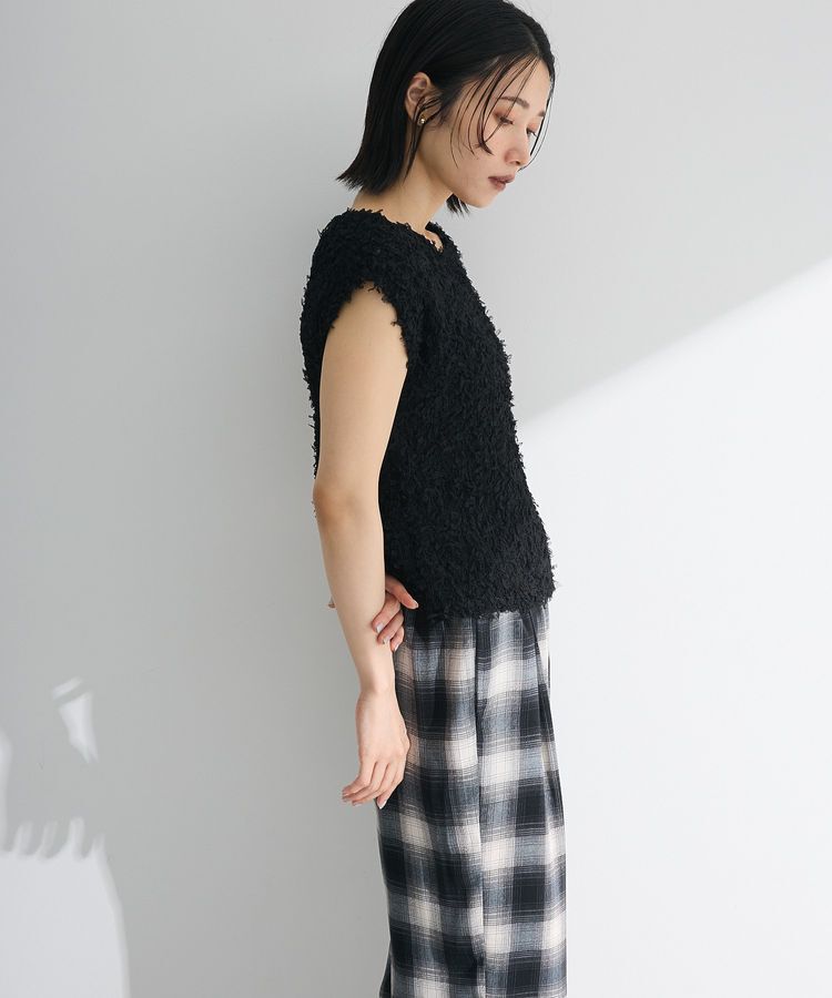 Green Parks「・swing by チュールヤーンプルオーバー」|ベスト・ジレ|