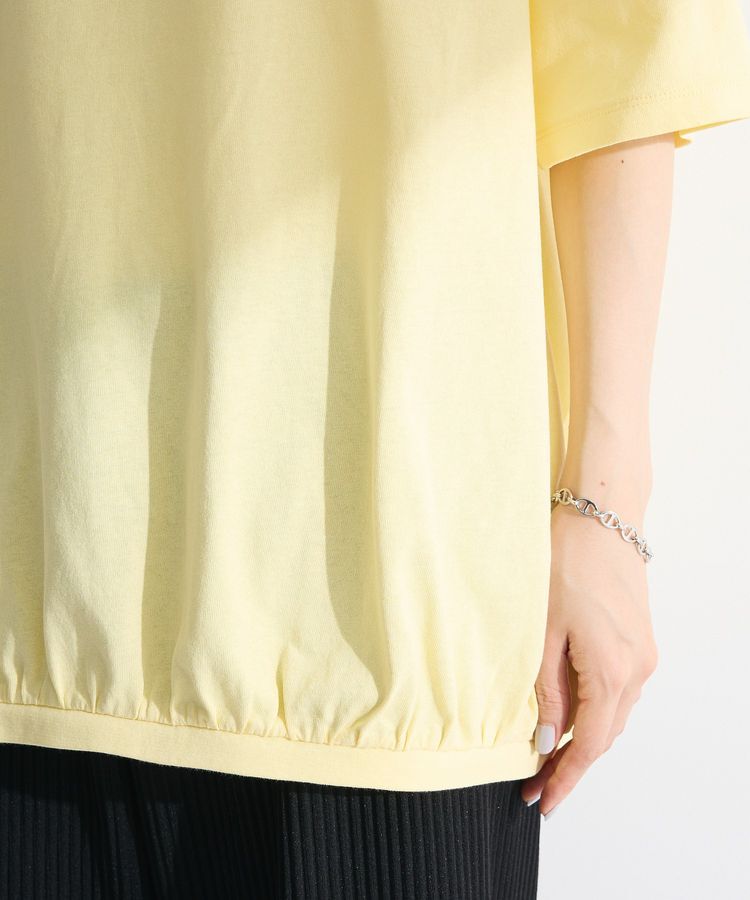 Green Parks「カレッジロゴ刺繍5分袖チュニック」|チュニック|