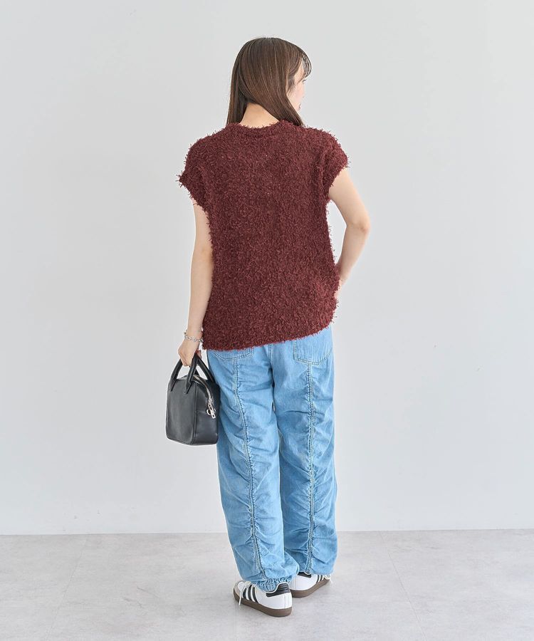 Green Parks「・swing by チュールヤーンワイドプルオーバー」|ベスト・ジレ|