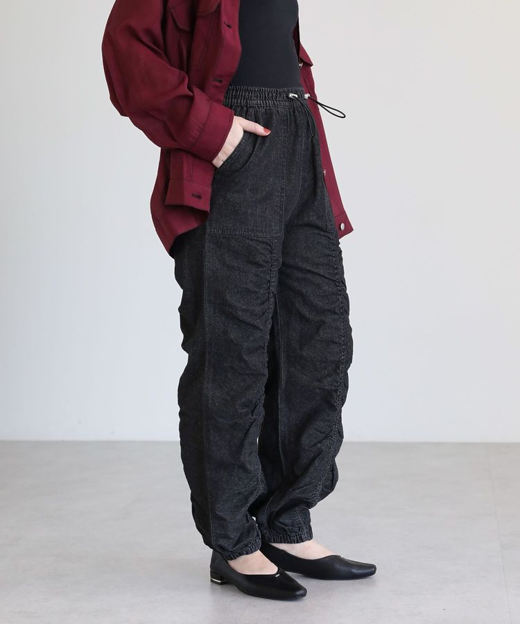 Green Parks「・SUGAR SPOON デニムギャザーパンツ」|デニム|