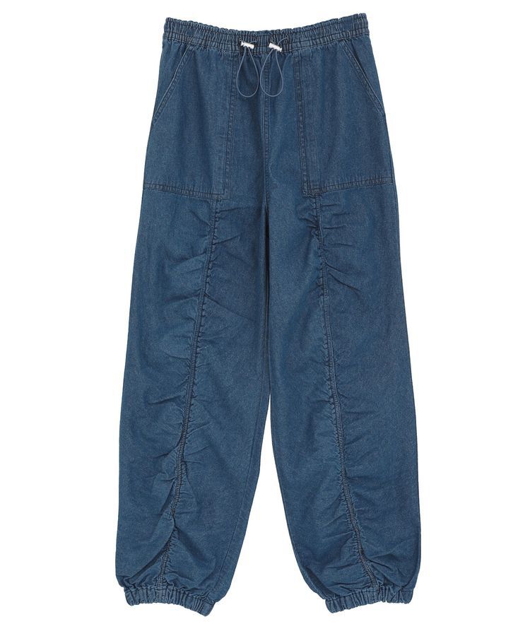 Green Parks「・SUGAR SPOON デニムギャザーパンツ」|デニム|