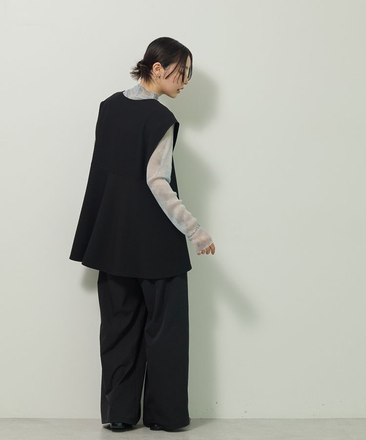 Green Parks「リップルフレアベスト」|ベスト・ジレ|