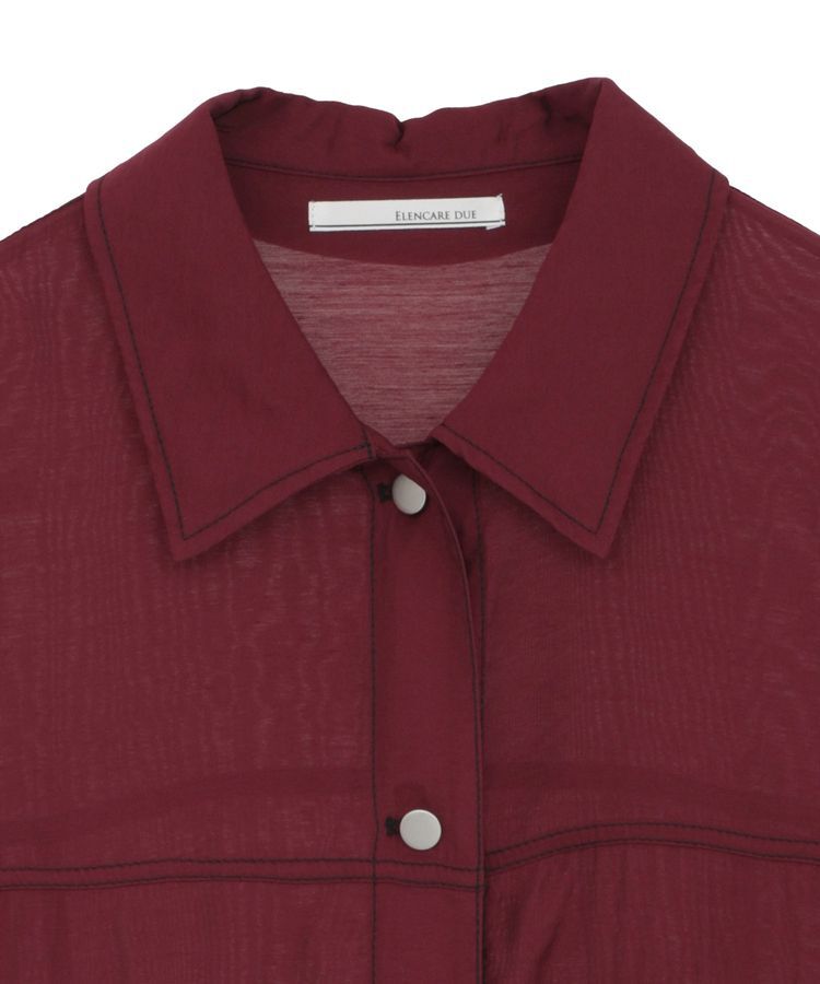 Green Parks「・ELENCARE DUE カラーステッチシアーGジャンⅡ」|テーラードジャケット|