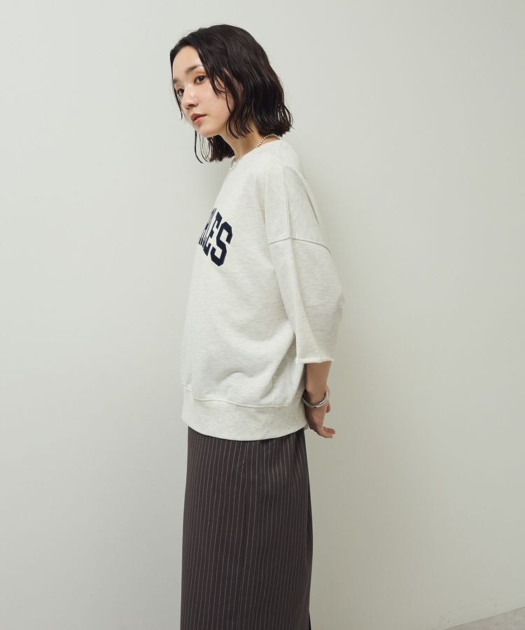 Green Parks「5分袖刺繍ロゴトレTEE」|Tシャツ・カットソー|