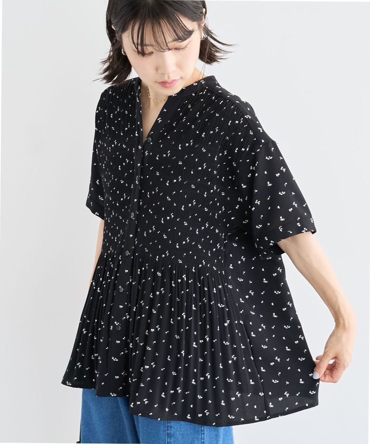 armonia「マジョリカプリーツスキッパーブラウス」|シャツ・ブラウス|